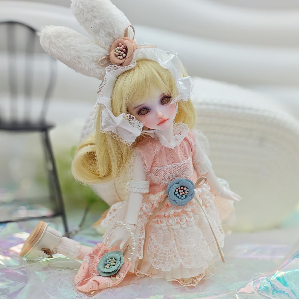 Amazon | Meeler BJDドール1/6 球体関節人形 女の子 28cm SD 樹脂球体